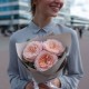 Букет 3 пионовидные розы
