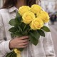 Букет 5 желтых роз