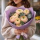 Букет 7 желтых ранункулюсов