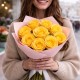 Букет из 9 желтых роз