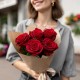 Букет Пять роз Эквадор