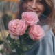 Букет 3 розы в пленке