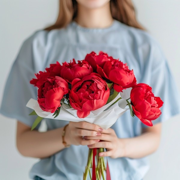 7 пионов бордо