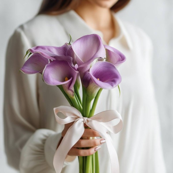 7 сиреневых калл